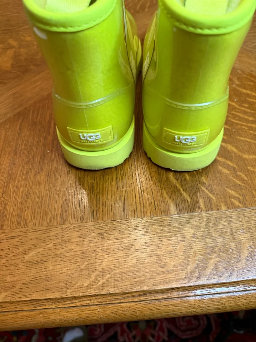 UGG Kids Neon Yellow Waterproof Winter Boots
